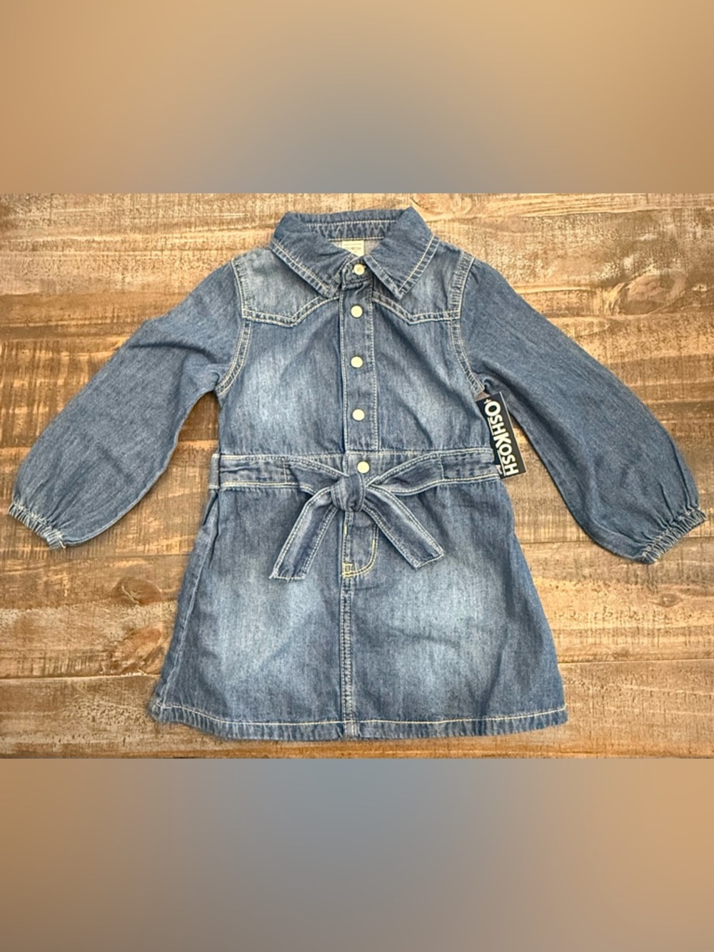 OshKosh Denim Western Dress - Medium Blue